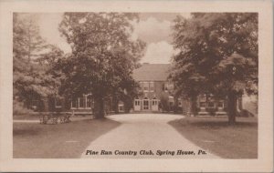 Postcard Pine Run Country Club Spring House PA