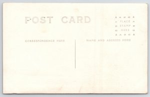 RPPC Professional Men~Lapel Ribbon~Supportive Hands on Shoulders~Studio Backdrop