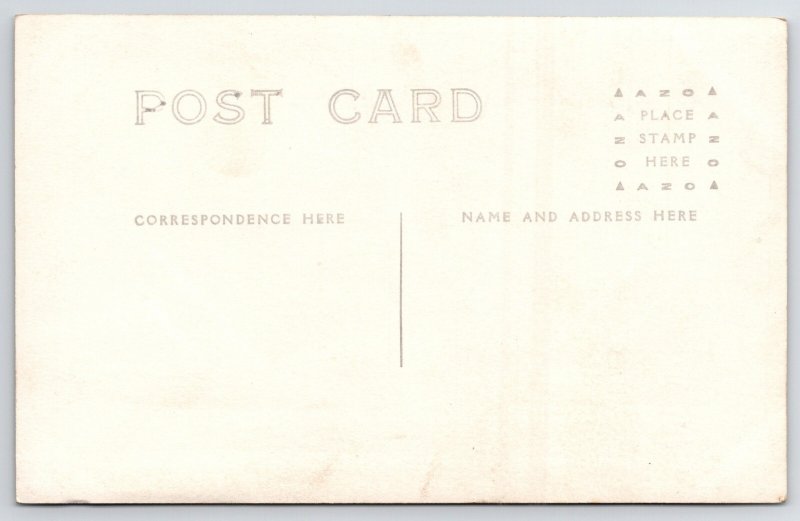 RPPC Professional Men~Lapel Ribbon~Supportive Hands on Shoulders~Studio Backdrop