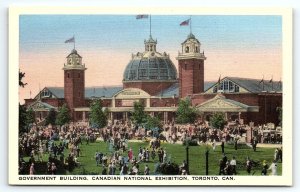 1920s TORONTO CANADIAN NATIONAL EXHIBITION GOVERNMENT BUILDING POSTCARD P1804