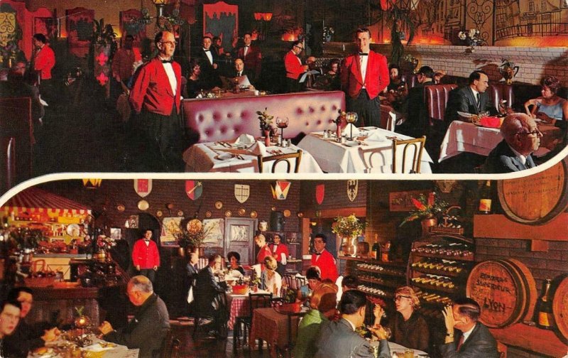 PLACE PIGALLE French Restaurant SAN FRANCISCO Marina 1972 Vintage Postcard