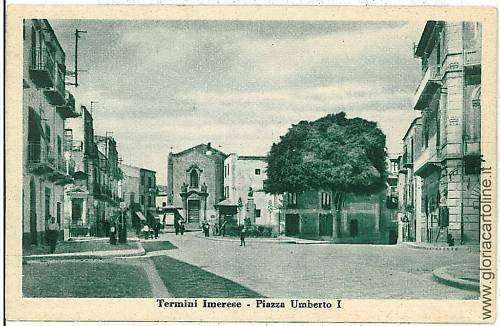 06585 - VINTAGE POSTCARD - PALERMO: IMERESE TERMS-