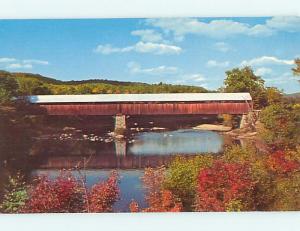 Unused Pre-1980 COVERED BRIDGE Campton New Hampshire NH t8308