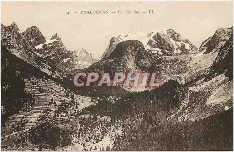 Old Postcard Pralognan La Vanoise