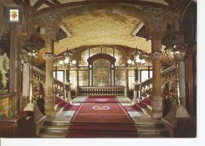 Postal (PostCard) 045813 : Entrada principal. Palau de la Musica Catalana....