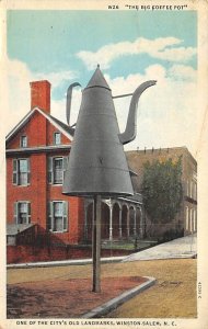 The Big Coffee Pot One of the City's Old Landmarks - Winston-Salem, North Car...