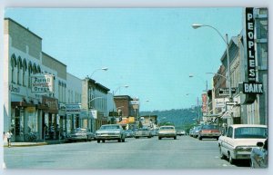 Praire Du Chien Wisconsin Postcard Historical City Street Scene Mississippi 1960