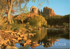 Postcard AZ Sedona - evening reflections at Red-rock crossing