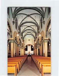 Postcard Interior Of Cathedral Of Saint Francis Santa Fe New Mexico USA