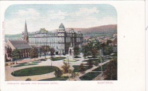 Canada Montreal Dominion Square and Windsor Hotel