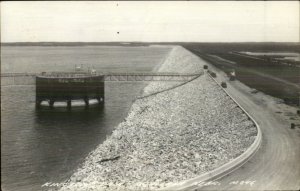 Ogallala NE Kingsley Dam Real Photo Postcard