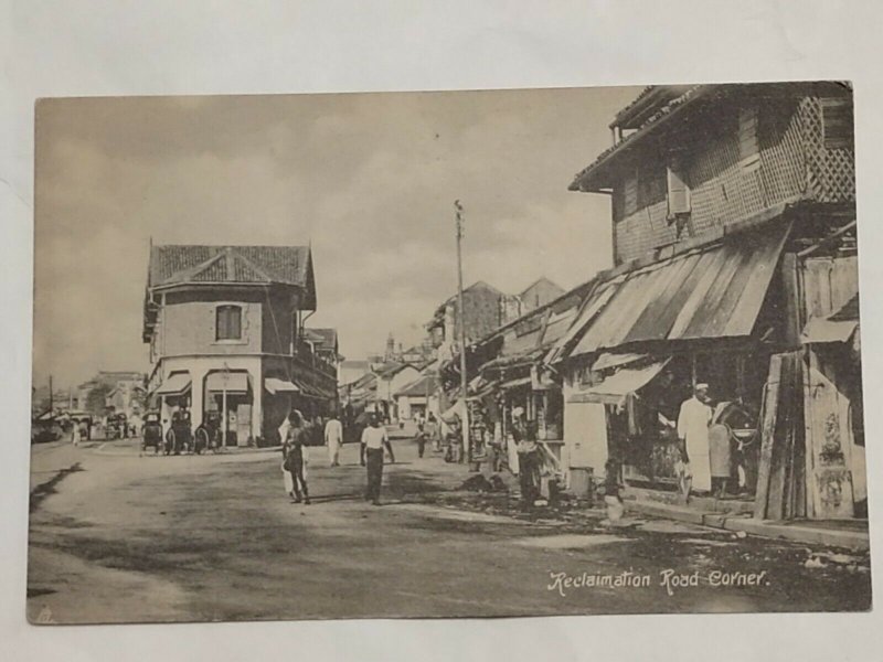 Postcard C1910s Reclamation Road Corner Colombo Ceylon Sri Lanka Tuck's 1034