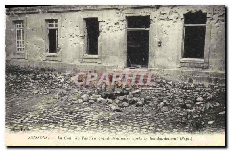  Corte de Soissons de la Tarjeta Postal de la vendimia del viejo gran seminario 