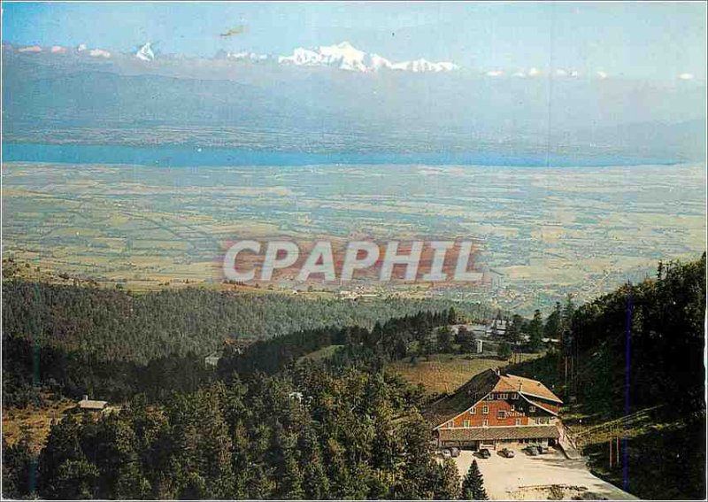Postcard Modern Col de la Sickle (Ain) alt 1300 m Hotel de la Mainaz
