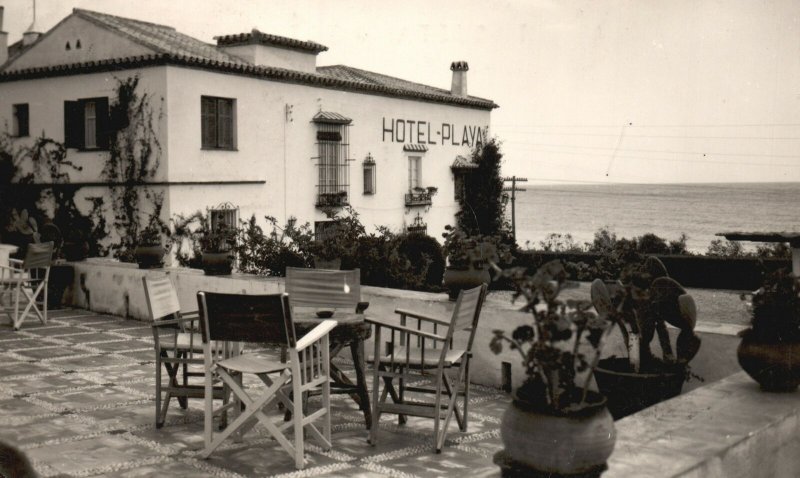 Vintage Postcard Hotel Playa Arroyo De La Miel Torremolinos Andalusia Spain RPPC