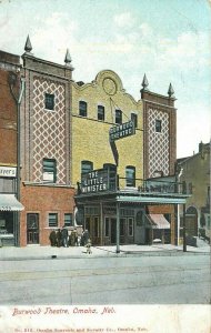 Burwood Theater Omaha Nebraska Suhling Koen #212 C-1905 Postcard 21-3509