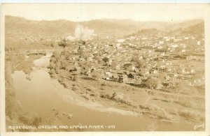 Postcard RPPC 1930s Oregon Roseburg Umpqua River #348 OR24-2722