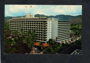 HI Hawaii Princess Kaiulani Hotel Sheraton Waikiki Honolulu Postcard