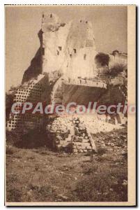 Old Postcard Les Baux Colombarium and turn Paravelle