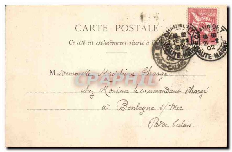 Old Postcard The hospital Chaumont