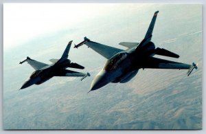 Military~F-16D & C Fighting Falcons Of Arizona Air Natl Guard~Vintage Postcard
