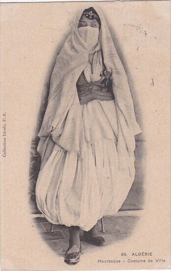 Algerie Mauresque Costume de Ville 1908