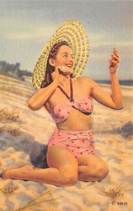 Bathing Beauty Post Card Unused