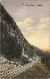 Norway ?? Fra Valdresbanen Hogeberg Mountain View c1910 Vintage Postcard