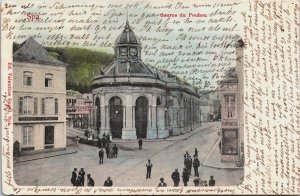 Belgium Spa Source du Pouhou Vintage Postcard C087