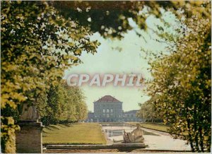 Postcard Moderne Munich Nymphenburg Castle Park