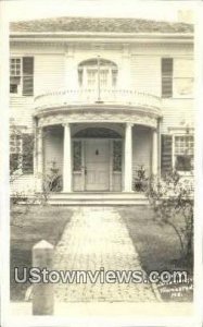 Real Photo - Colonial Doorway - Thomaston, Maine ME  