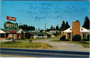 Postcard MOTEL SCENE Vancouver Washington WA AL5897