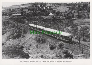 German Railway Postcard-Deutscher Zug,Lokomotive,Eisenbahn (Modern repro)RR19675