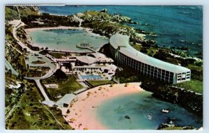 Aerial View of SONESTA Beach Hotel BERMUDA 1972 Postcard