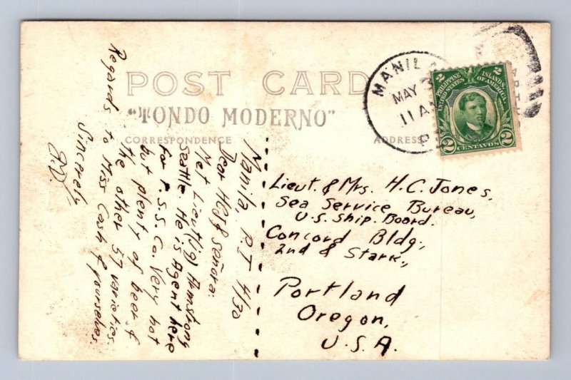 RPPC IGGOROTE WARRIORS PHILIPPINES REAL PHOTO POSTCARD (c.1915)