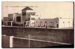 Old Postcard Casablanca Palais Du Sultan