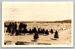 RPPC  US Army Fort Lewis Washington  Private Coats   Postcard  1946