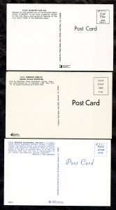 h2643 - USN Navy Lot of (3) Postcards USS Albany, Faragut, Edward McDonnell