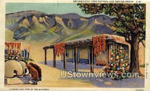 Drying Chili & Baking Bread in Misc, New Mexico