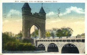 Memorial Arch & Bridge - Hartford, Connecticut CT  