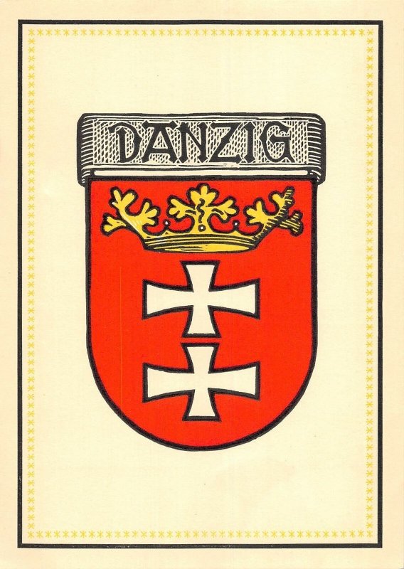 US4459 gdansk Original Farben Holzschnitt von karl Kentner Kassel Danzig poland