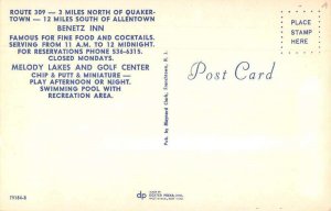 Quakertown Pennsylvania Benetz Inn and Melody Lakes Golf Center PC AA49809