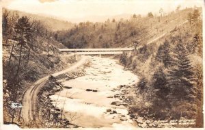 Chenowah River North Carolina Deals Gap Highway Real Photo Postcard AA35690