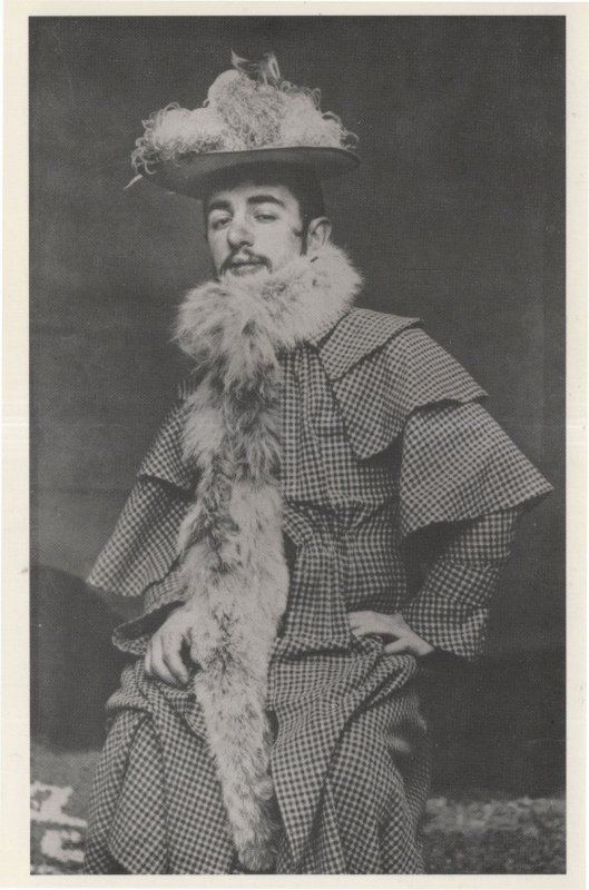 Toulouse Lautrec In Eccentric Victorian Fashion Photo Award Postcard