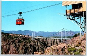 Postcard - Aerial Tramway - Famous Royal Gorge - Cañon City, Colorado