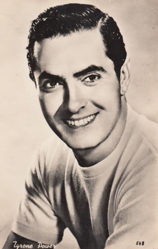 Tyrone Power Vintage Photo Postcard