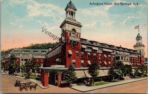 Arlington Hotel Hot Springs Arkansas Postcard PC325