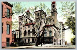 Jefferson Hotel   Richmond   Virginia  Postcard  1908