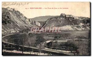 Old Postcard Pontarlier Les Forts de Joux and Larmont