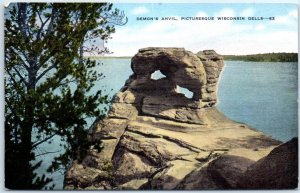 Postcard - Demon's Anvil - Picturesque Wisconsin Dells, Wisconsin